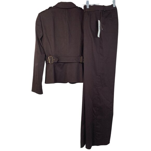 Isabella DeMarco Flare Power Suit NWT 2-Piece Size 2 & 4 Cotton Stretch 7530 - Picture 10 of 14